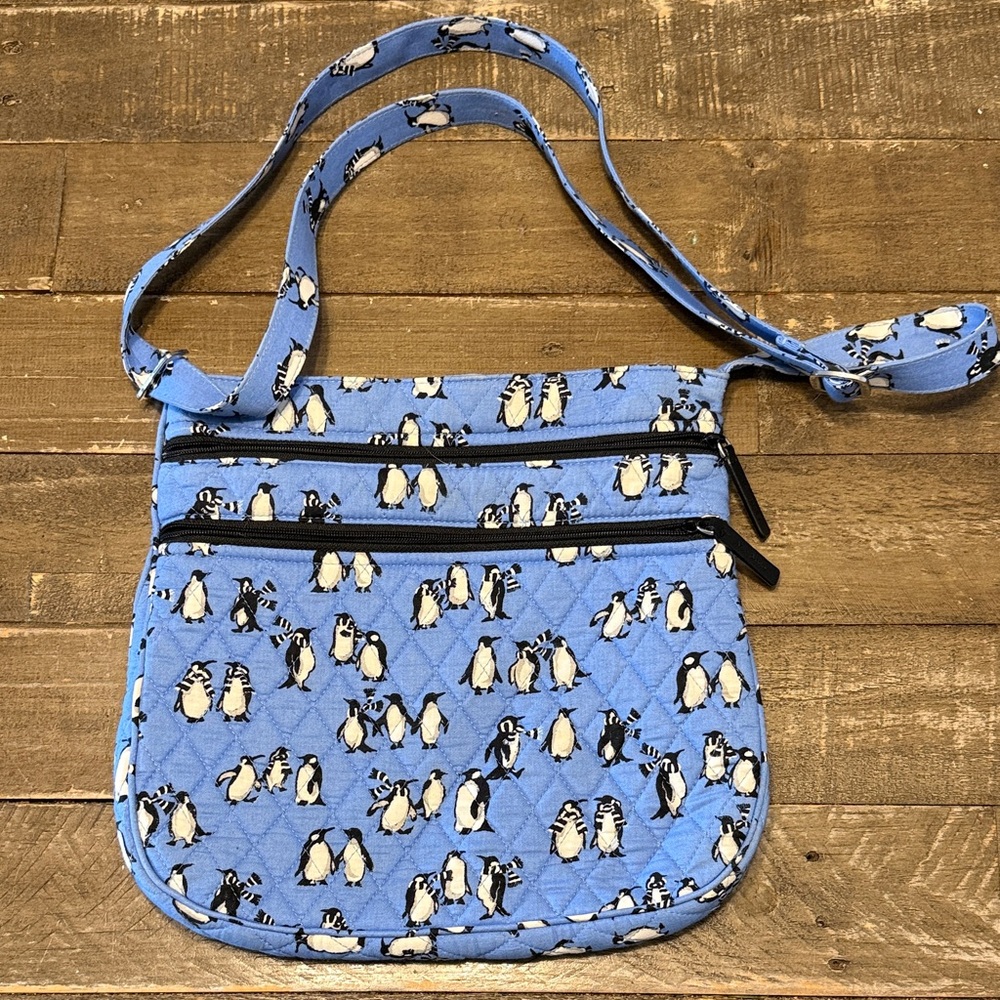 Vera Bradley Blue Penguin Crossbody Bag